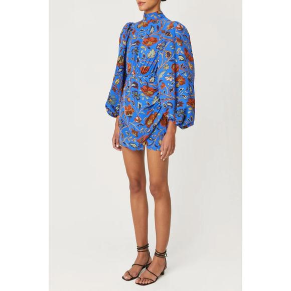 NEW RHODE luke dress in royal vichy grande - Picture 3 of 4